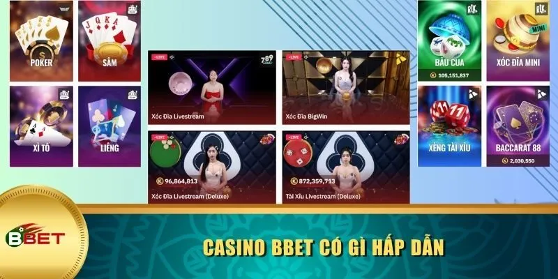 Casino BBET có gì hấp dẫn?