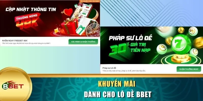 Khuyến mãi dành cho Lô Đề BBET